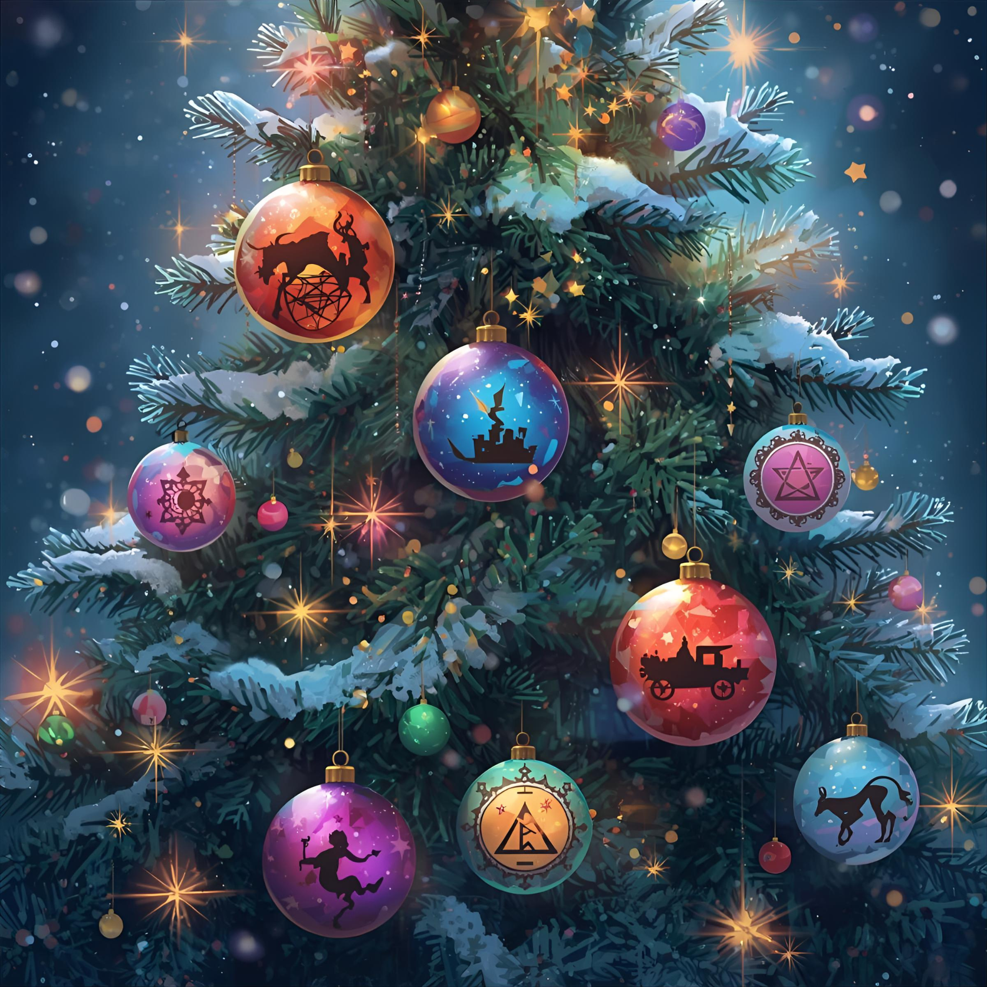 Harry Potter vánoční ozdoby kouzelně oživí stromeček